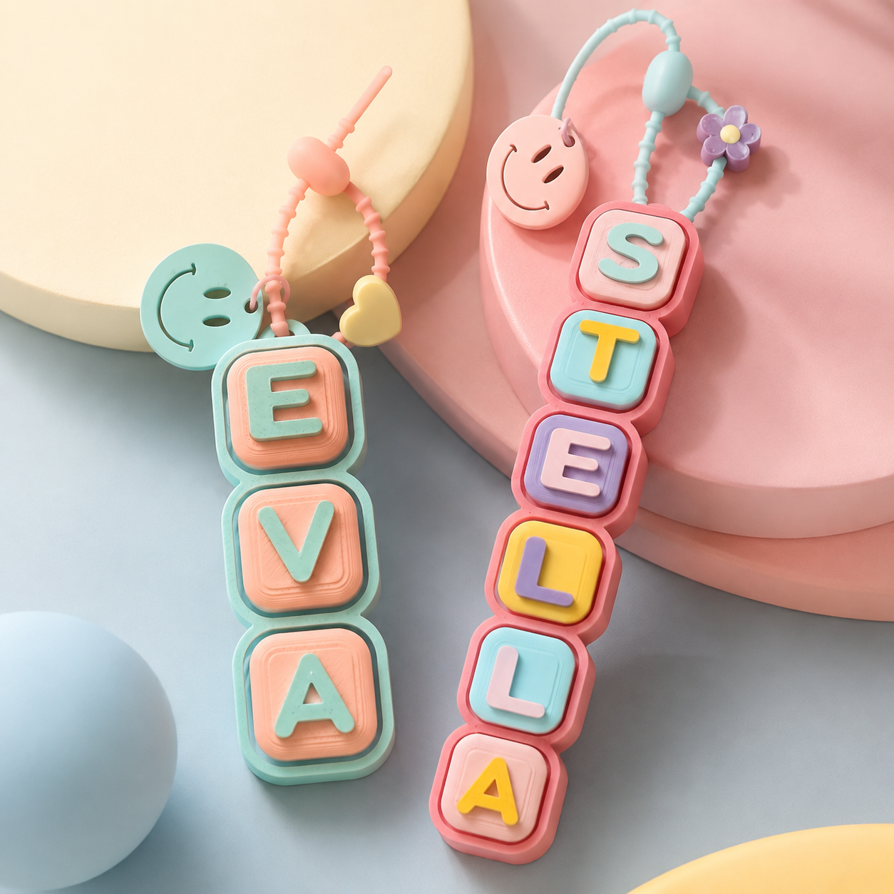 Personalized 3D Clicker Keychain